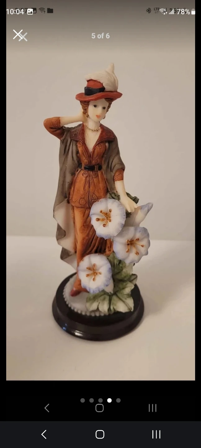 Victorian Style Lady Figurine - photo 4