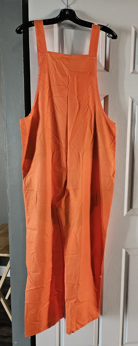 Pumpkin Print Overalls -New Women's - photo 5