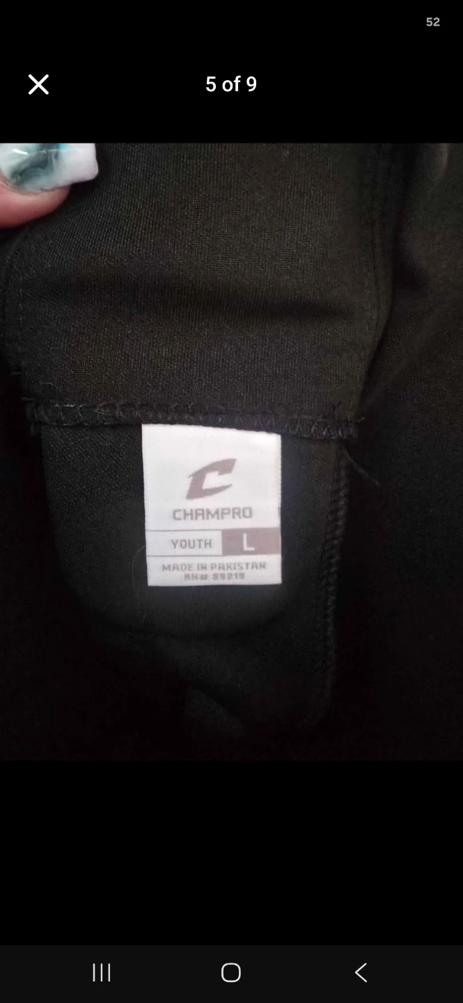 Champro Youth Football Practice Pants Black Large - photo 5