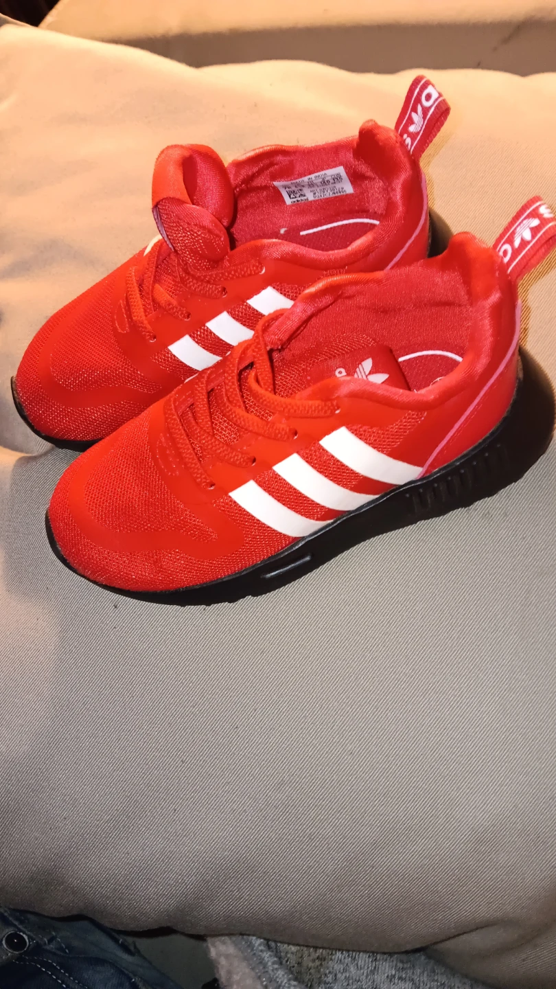 Adidas Kids Red Sneakers Size 7K