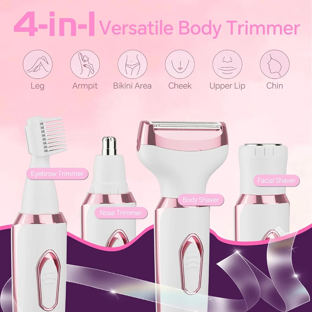 NEW In Box  4-in-1 Versatile Electric Body Trimmer