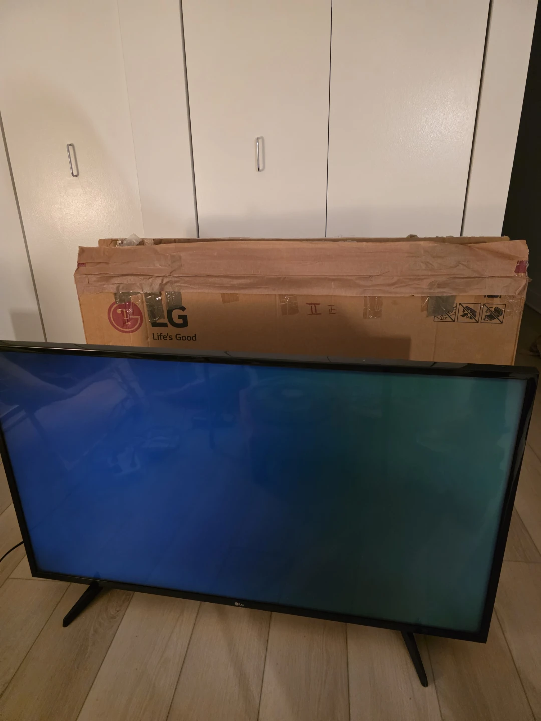 LG 49" flat TV -screen hardware malfunction but can be fixed