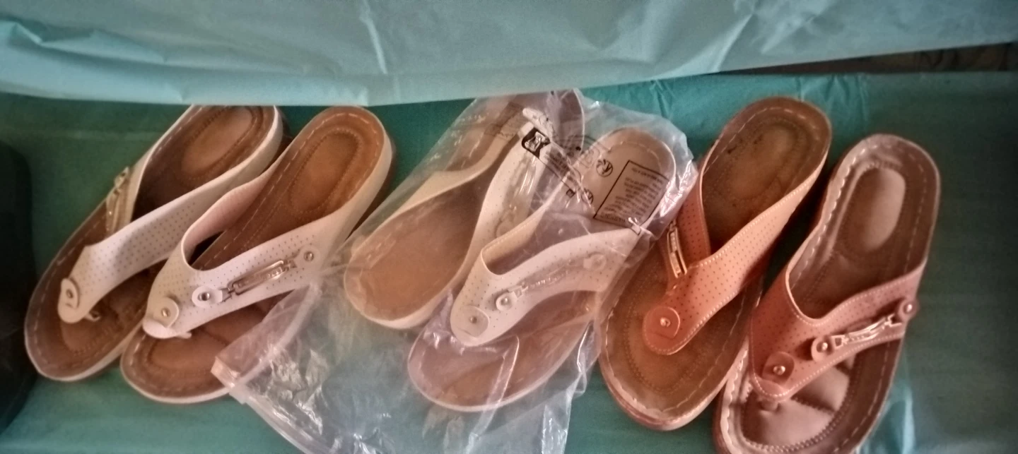 Set of three Pairs of Women's Sandals