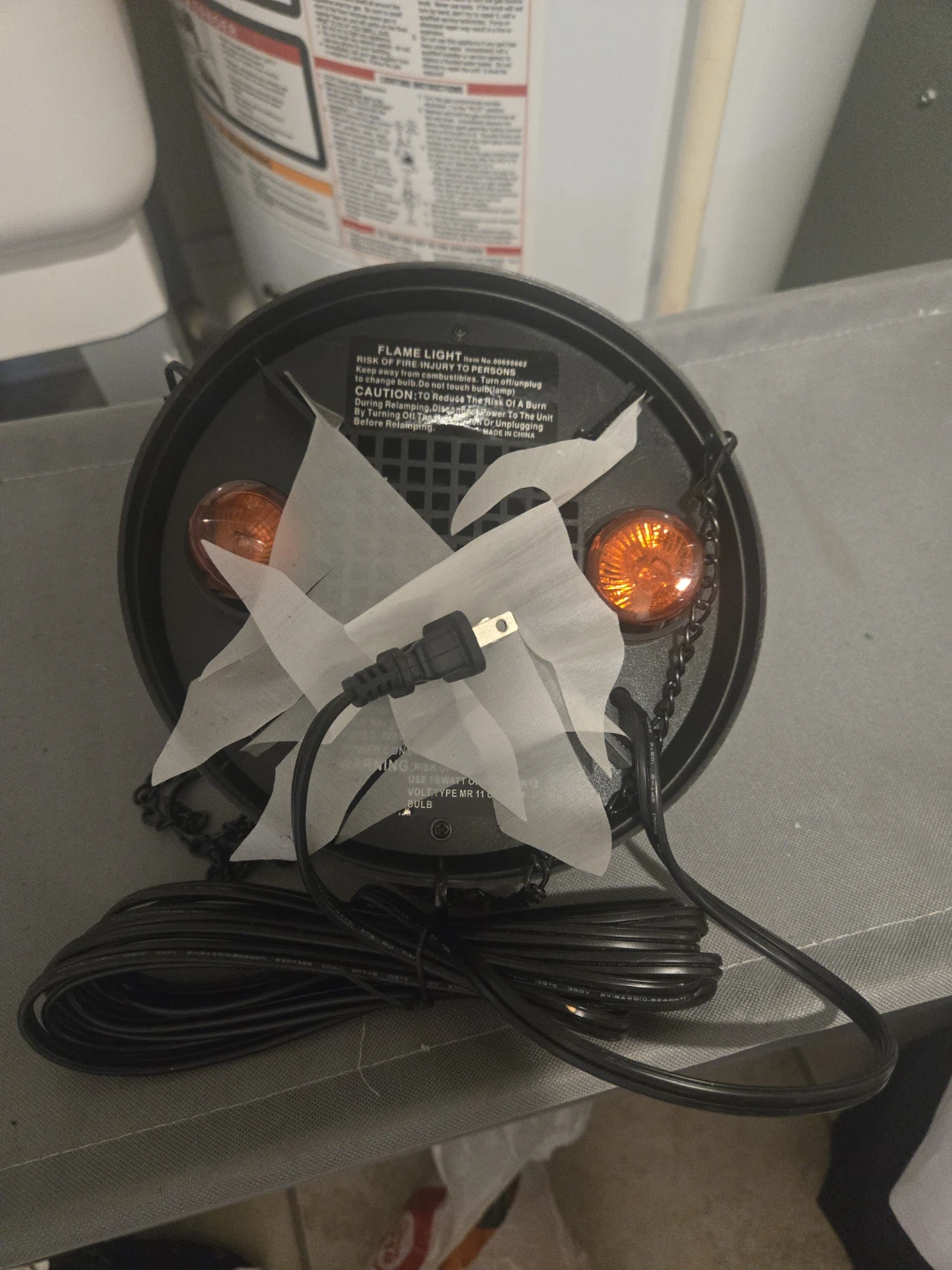 Flame Light Fixture