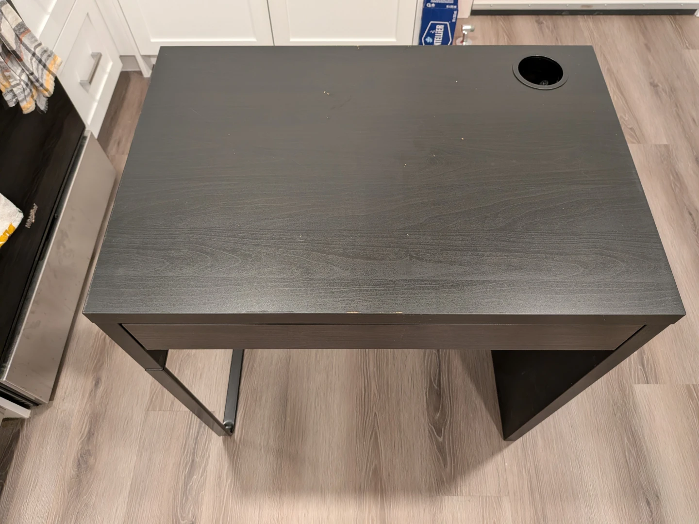 IKEA MICKE Desk – Black-Brown