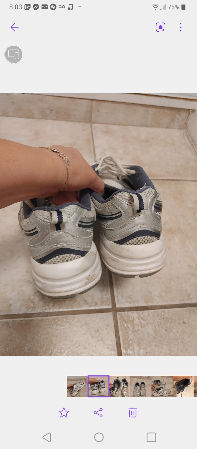 Men's Running Shoes Silver size 10.5 - photo 4