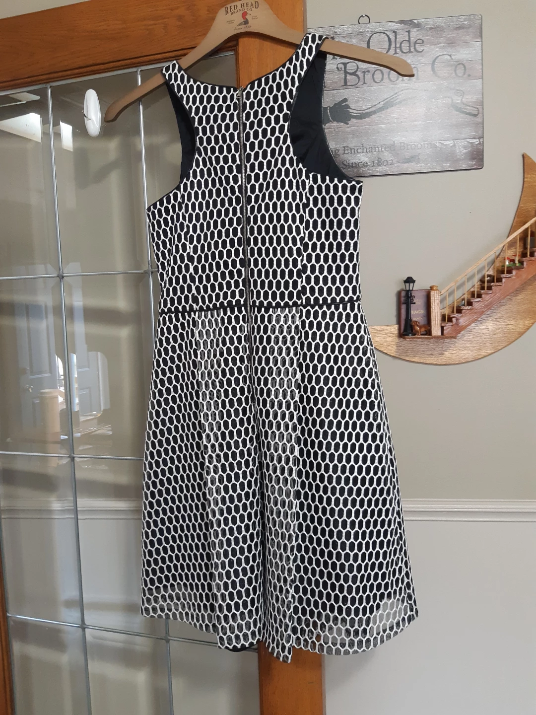 Yoana Baraschi Mesh Overlay Racerback Fit & Flare Dress - photo 2