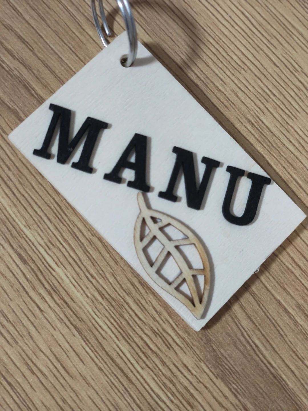 Customised Wooden Keyring - photo 2