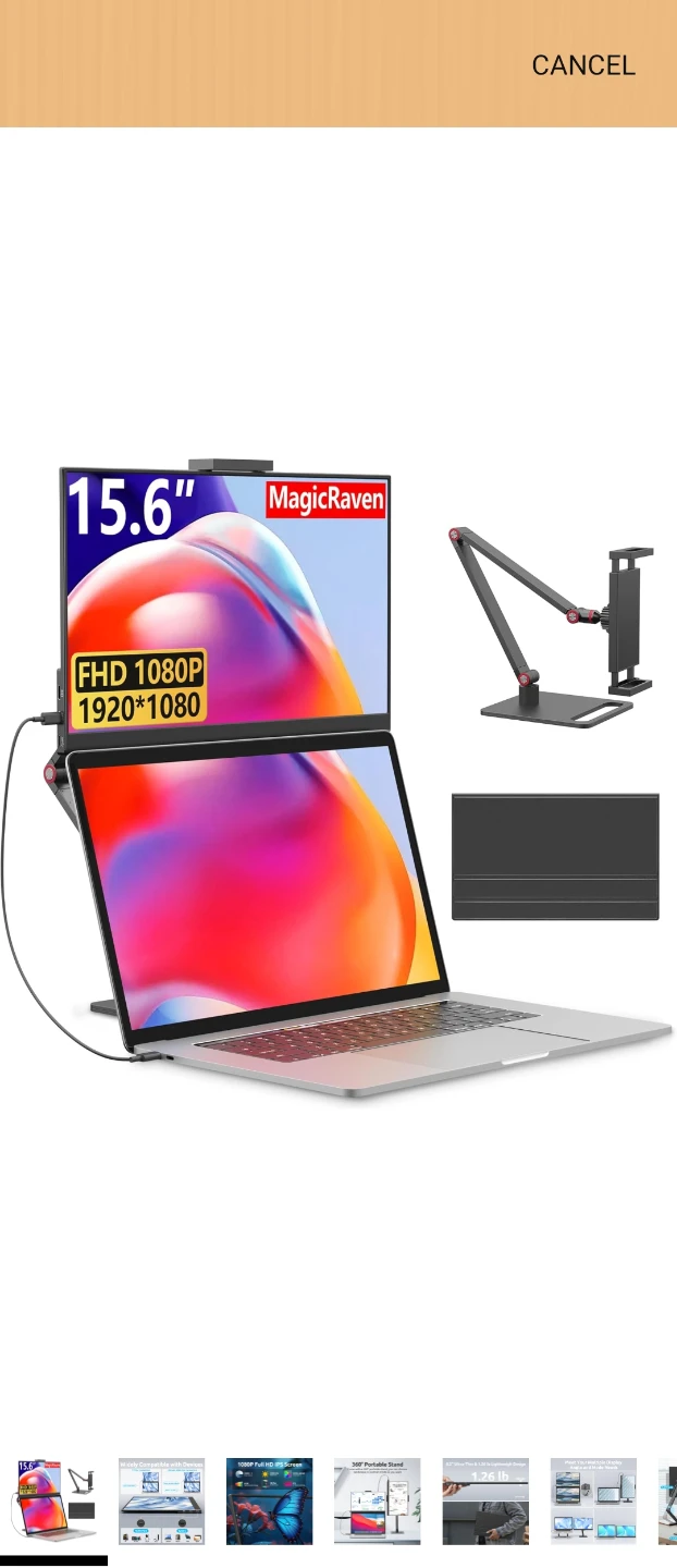 MagicRaven 15.6 inch Portable Monitor
