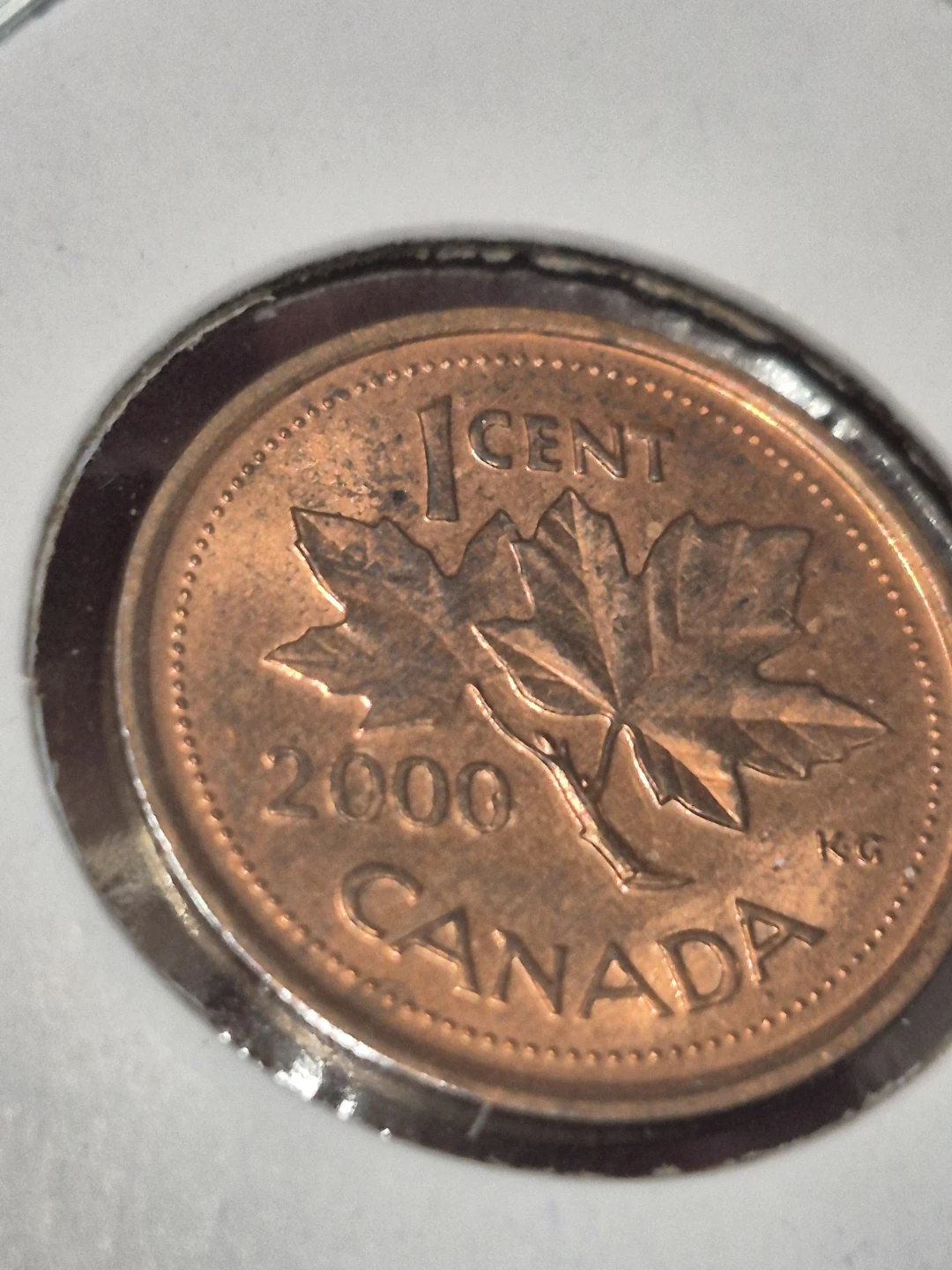 2000 Canadian 1 Cent Coin - photo 4