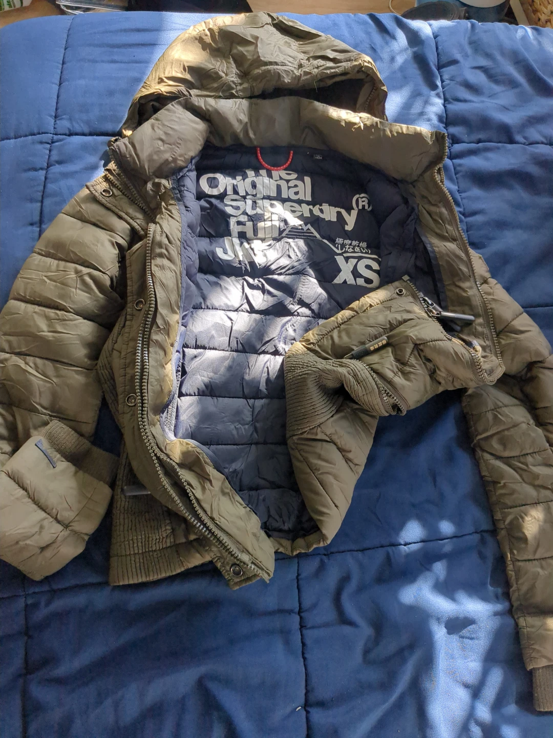 Superdry Fuji Jacket - Olive Green - XS