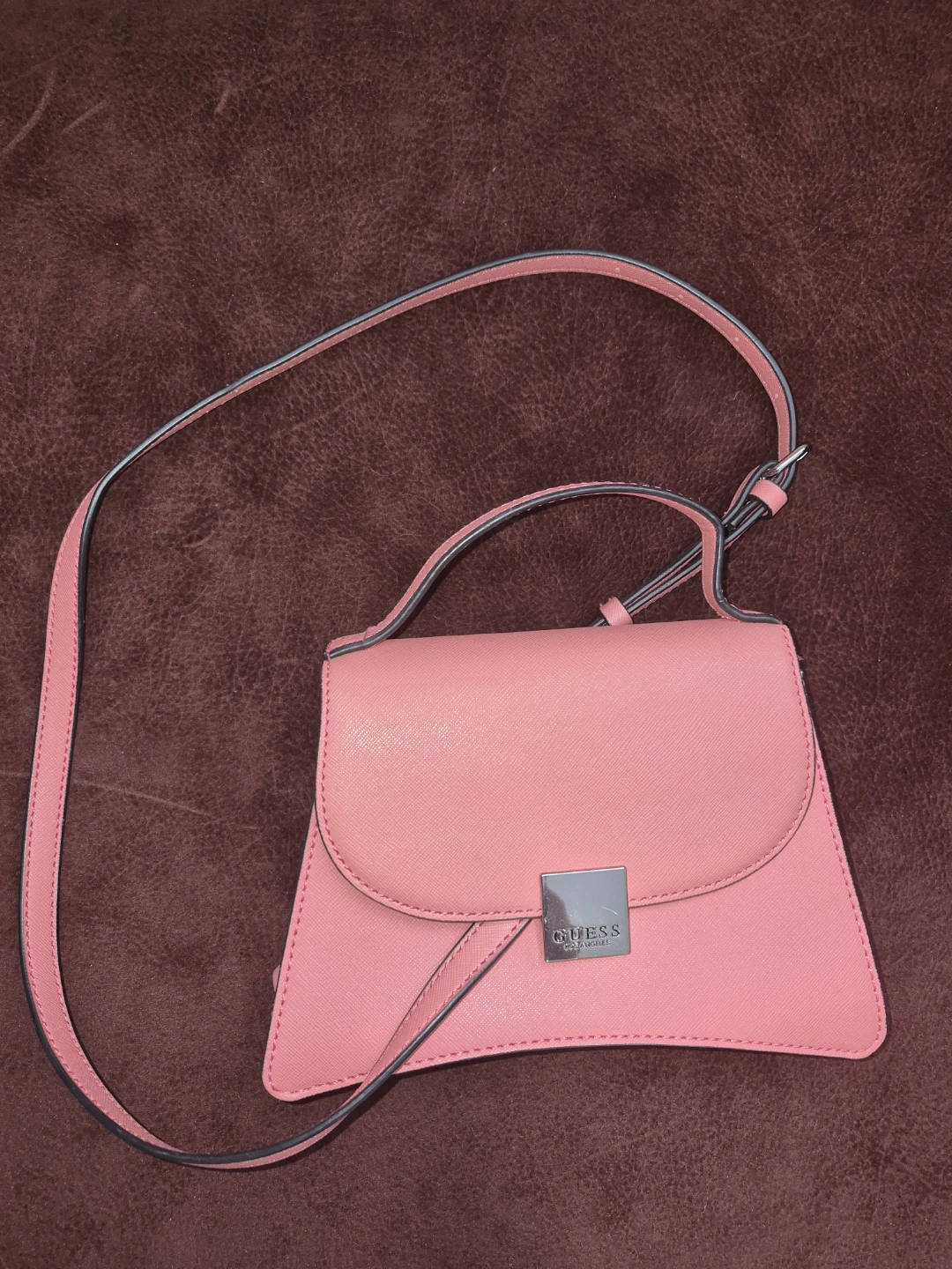 Pink Guess Crossbody Bag