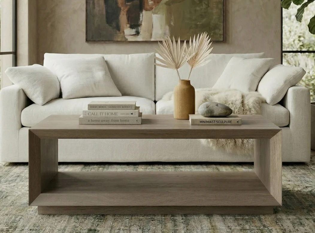 Modern Wood Coffee Table - photo 5