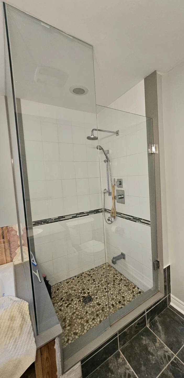 Frameless Glass Shower Door and Panels