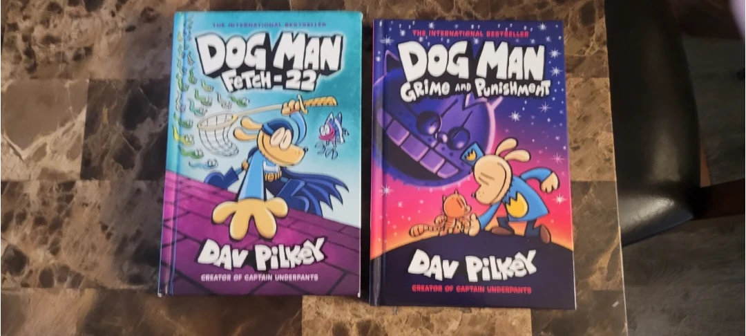 2 Dog Man Books - Fetch-22 & Grime and Punishment