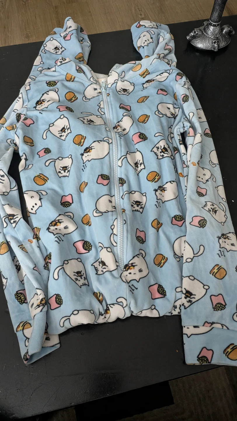 Urban Heritage Cat Print Onesie (small)