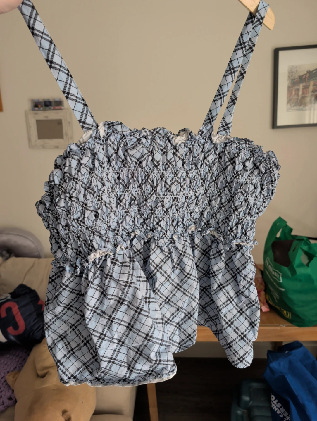 Ricki's plaid camisole top