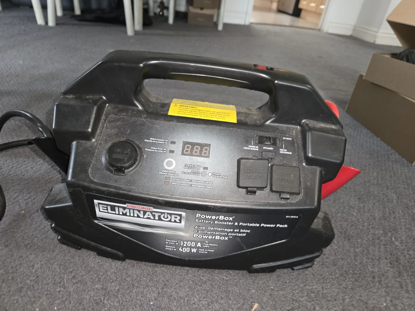 MotoMaster Eliminator PowerBox 1200A - photo 2
