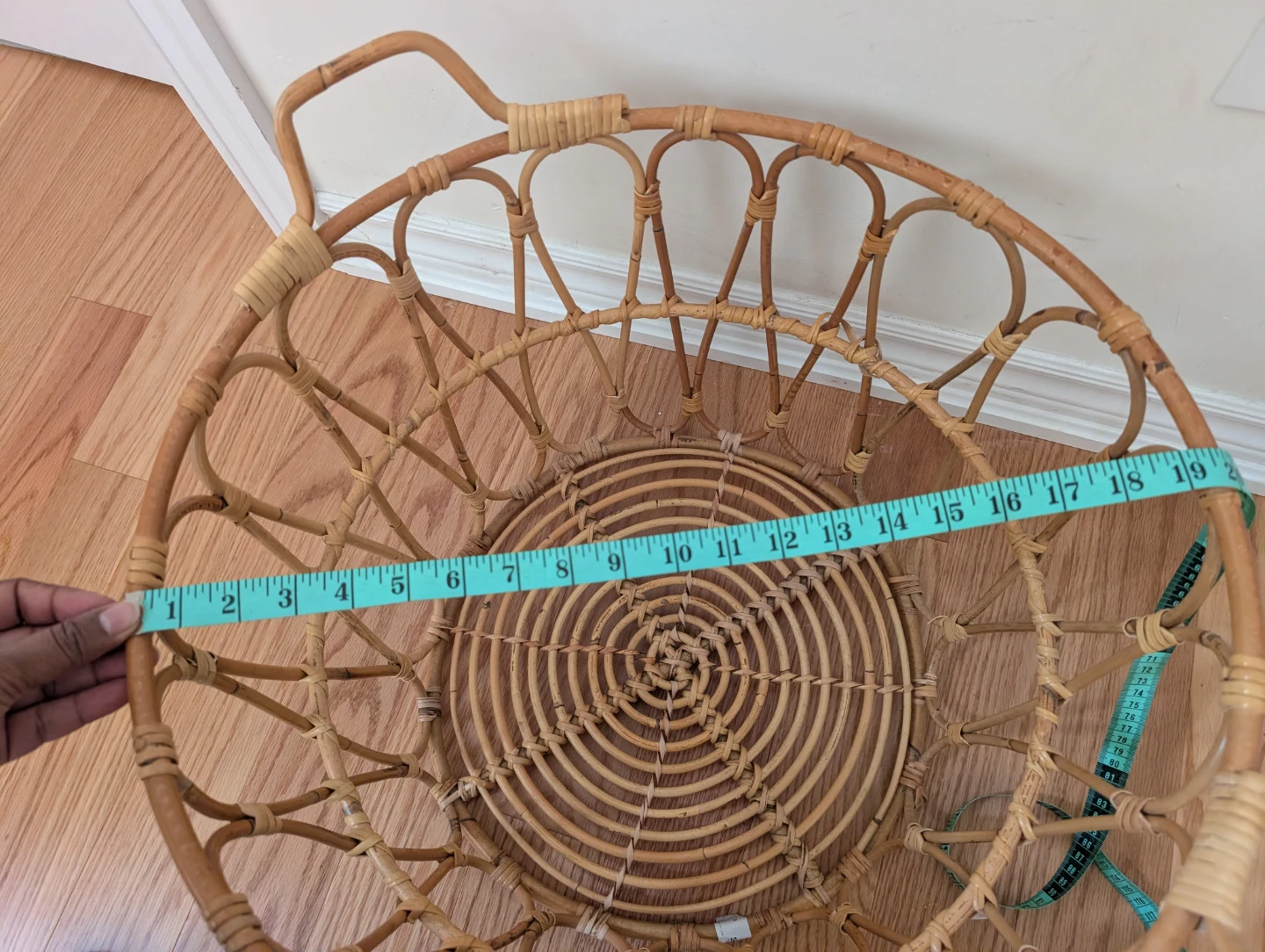 Woven Rattan Storage Basket with Handles - photo 4