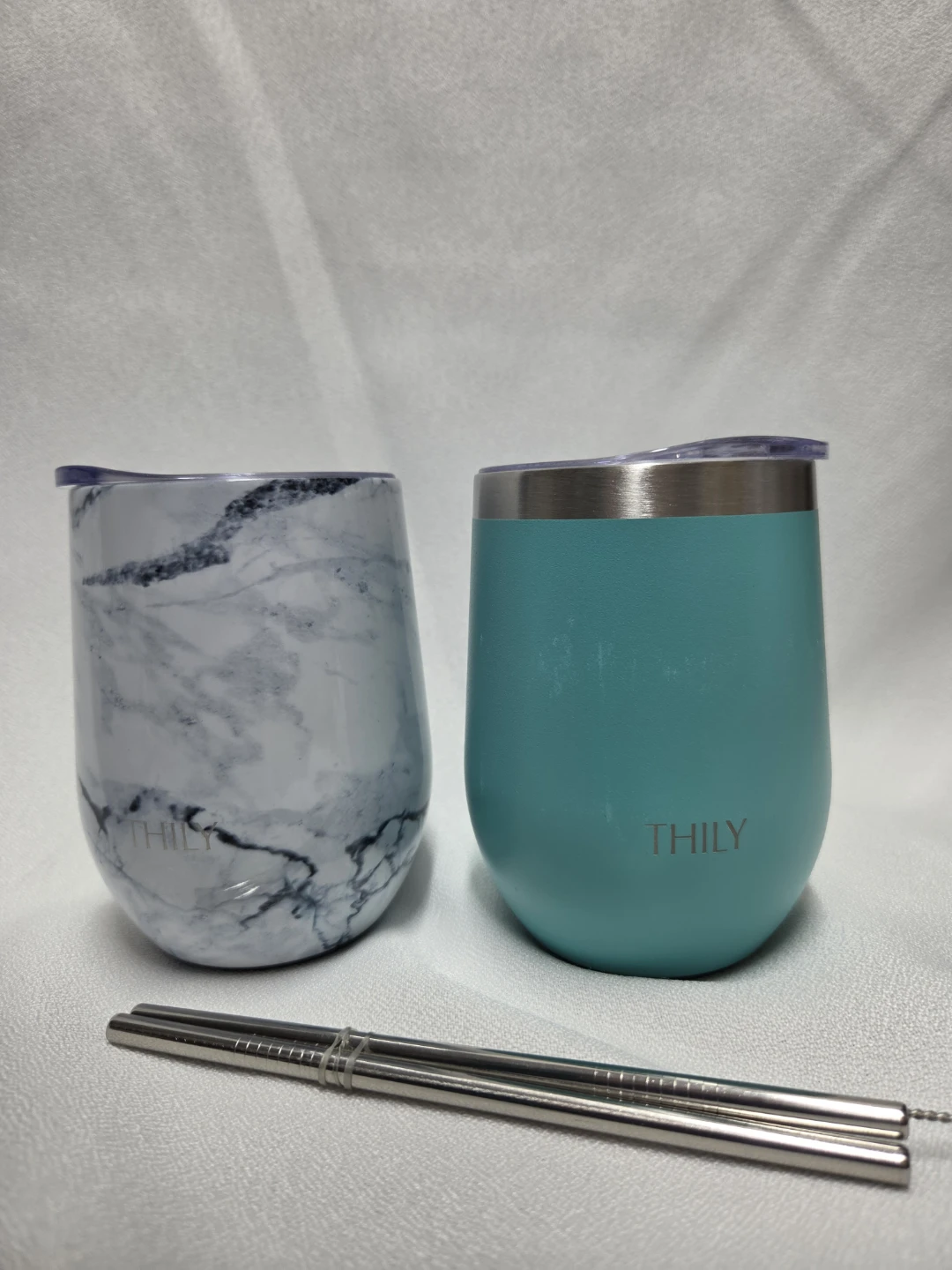 THILY Stainless Steel Tumbler Set of 2 - photo 2