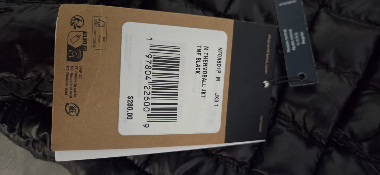 The North Face ThermoBall Jacket Black - photo 2