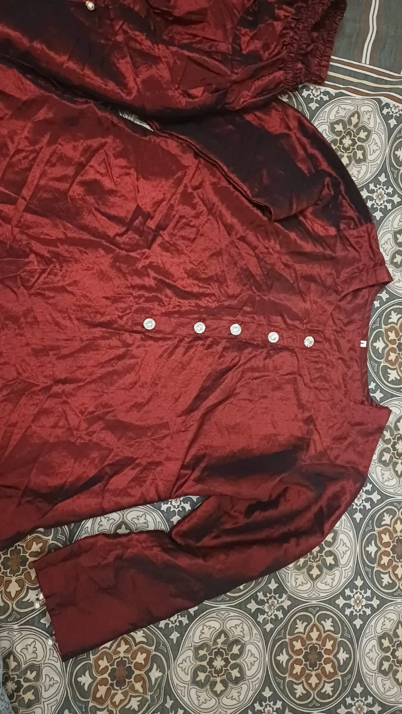 Maroon Indian Salwar Kameez Suit - photo 3