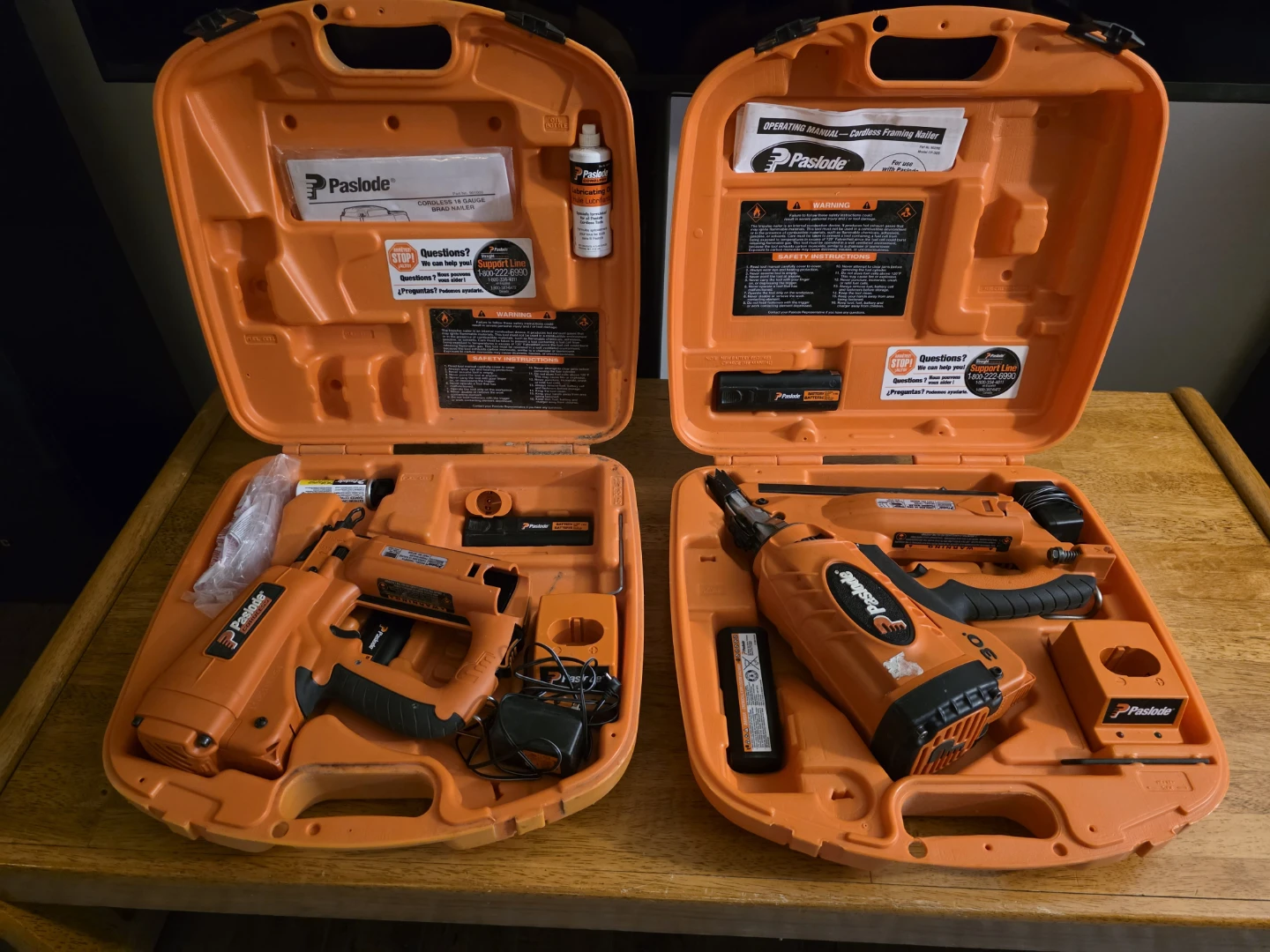 Paslode Cordless Framing and Finish Nailer Combo