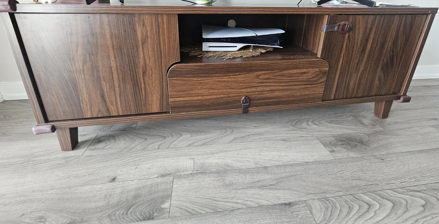 From the house of brick Mid-Century Style Walnut TV Stand
