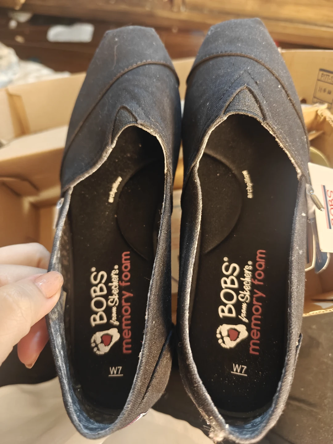 BOBS from Skechers Women's Black Shoes Size 7 - photo 2