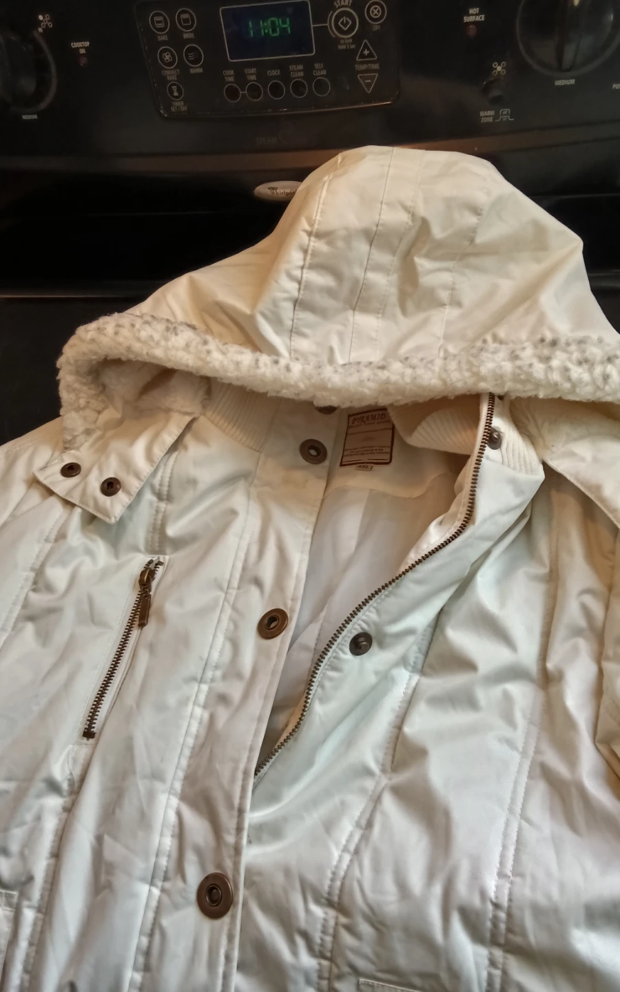 Pyramid White Winter Parka - XXL - photo 5