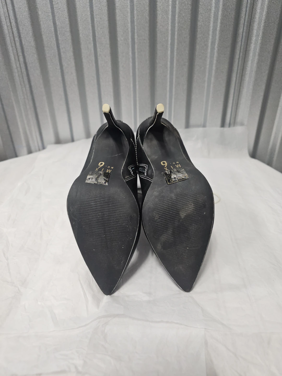 GILANI MIX No. 6 Black Leather Lace-Up  Bootie US 7 - photo 5