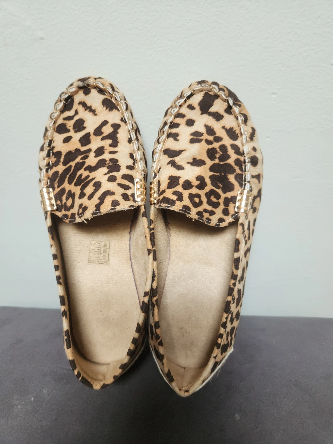 Leopard Print Loafers