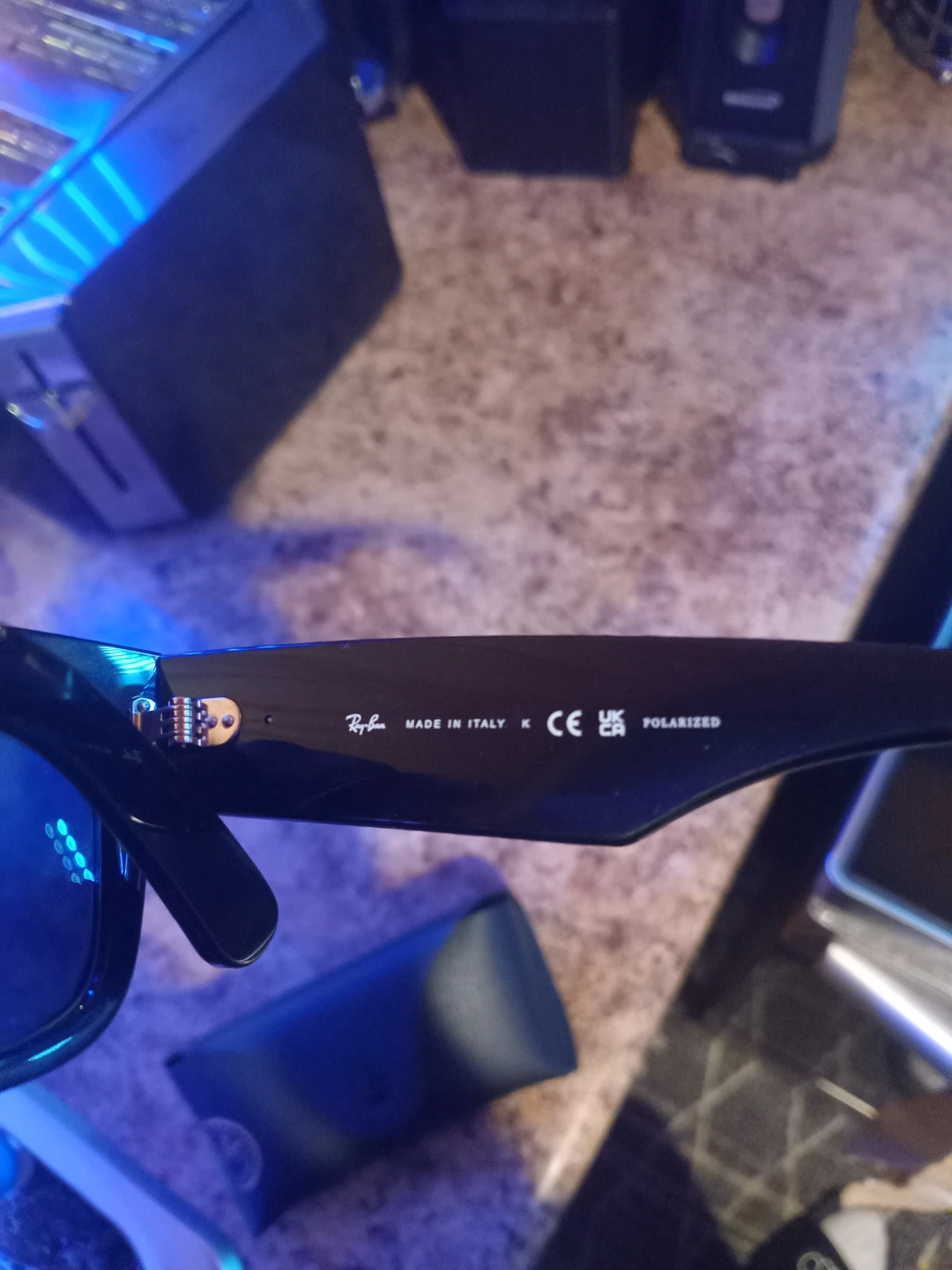Polarized raybans sunglasses - photo 3