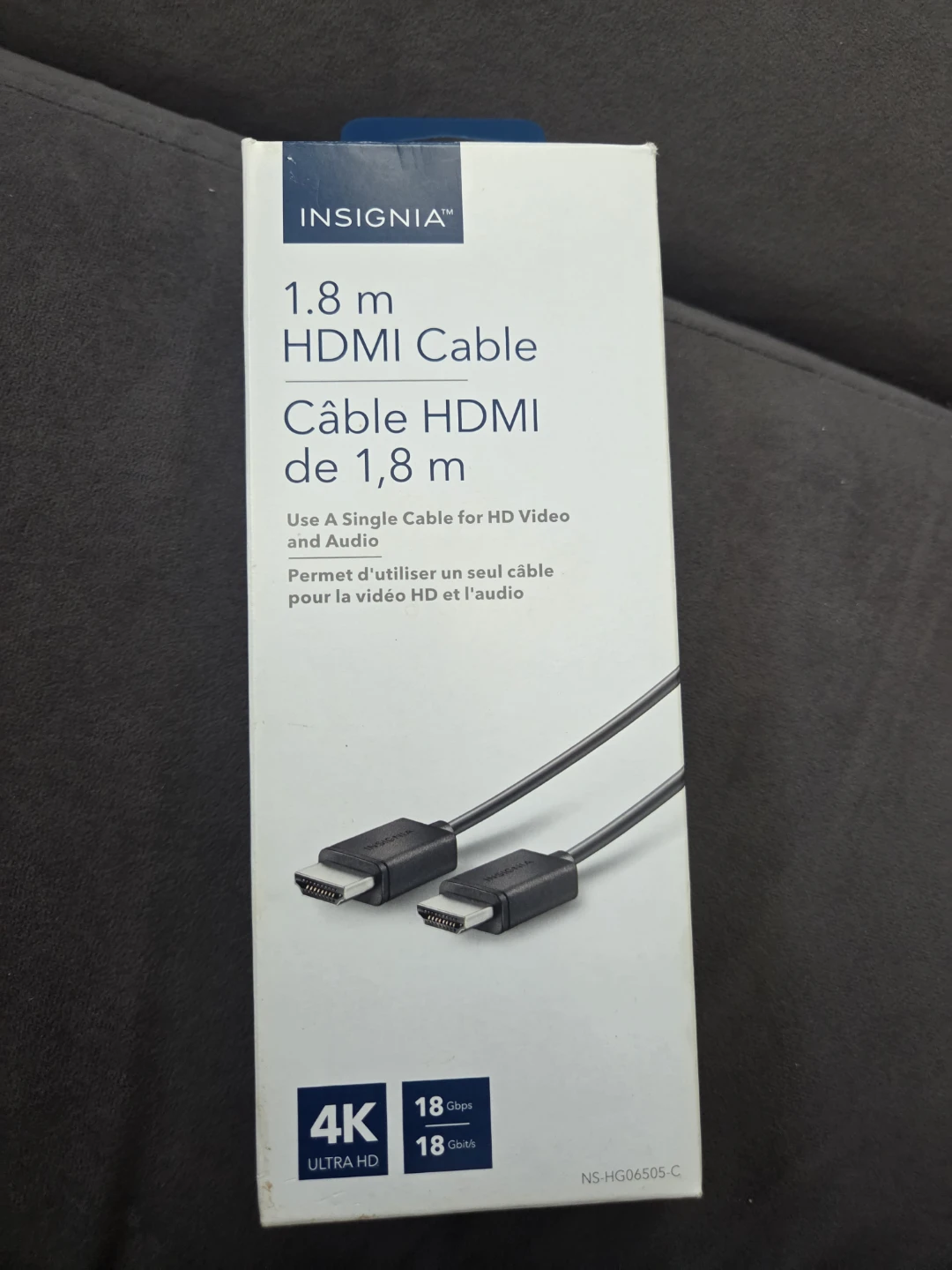 Insignia 1.8m 4K Ultra HD HDMI Cable