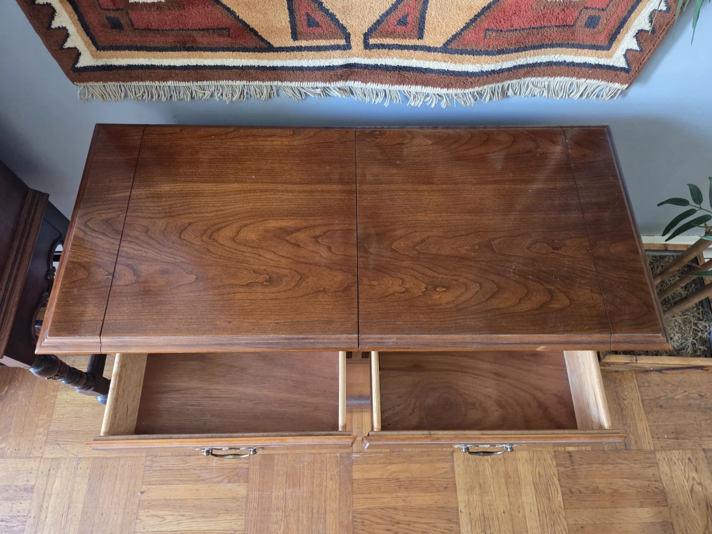 MCM Walnut Four Drawer Dresser - photo 5