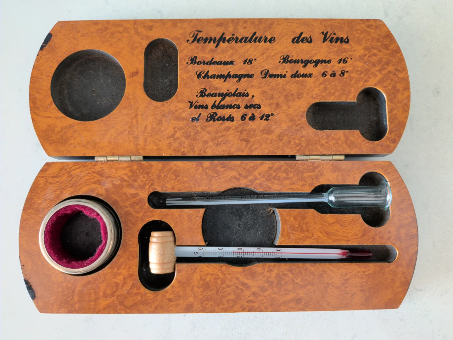 Vintage Wine Thermometer Set - photo 2