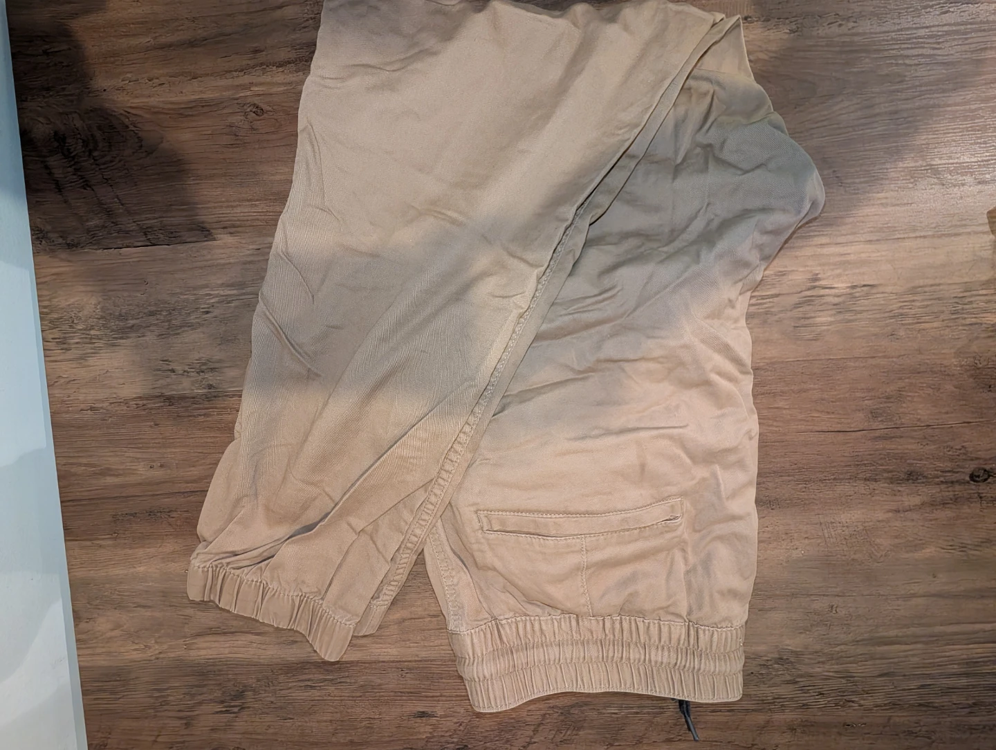 H&M Slim Fit Stretch Joggers - Beige - photo 5