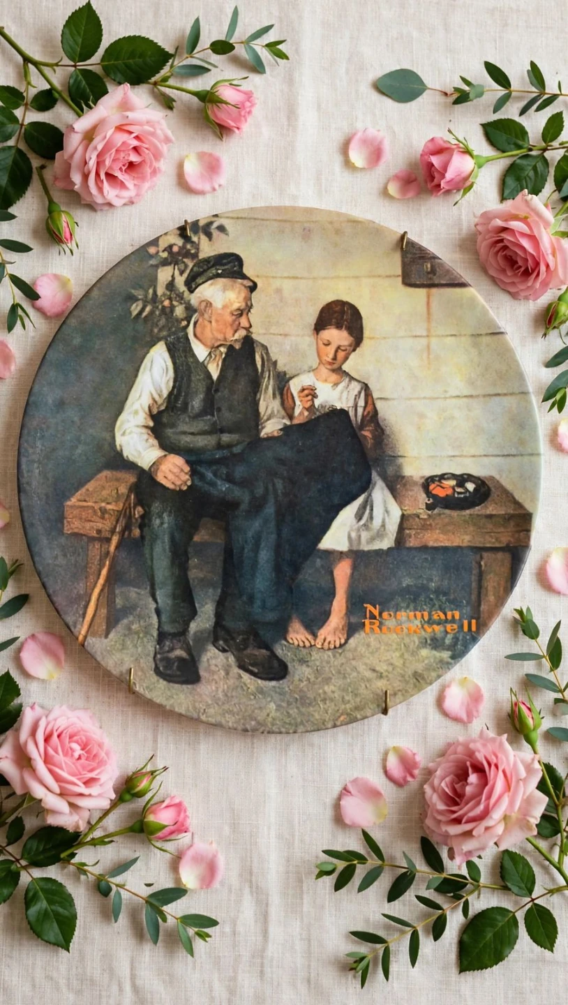 Norman Rockwell The Lighthouse Keeper's Daughter Plate - photo 2