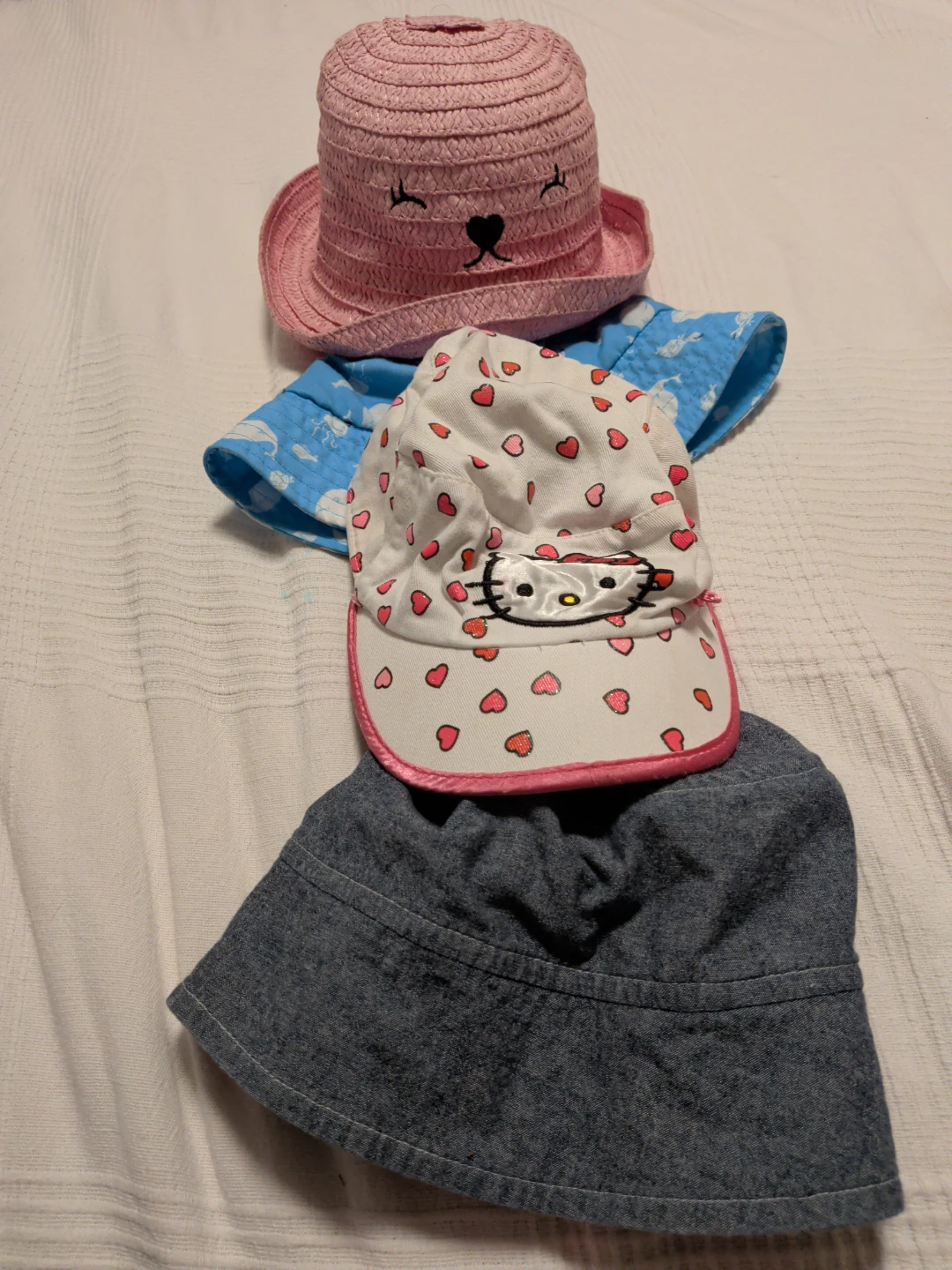 Three baby / toddler Sun Hats