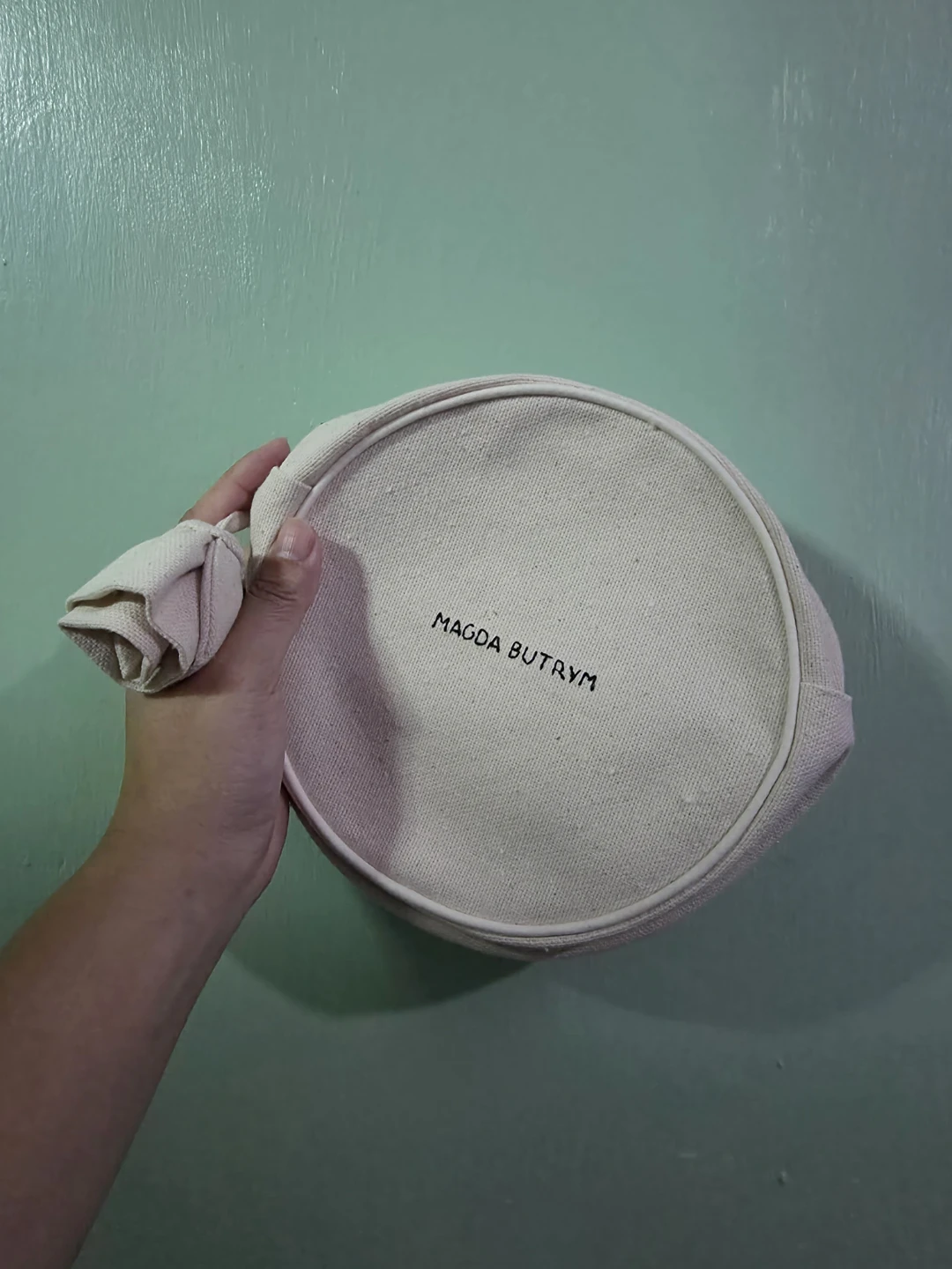 Magda Butrym Round Canvas Pouch