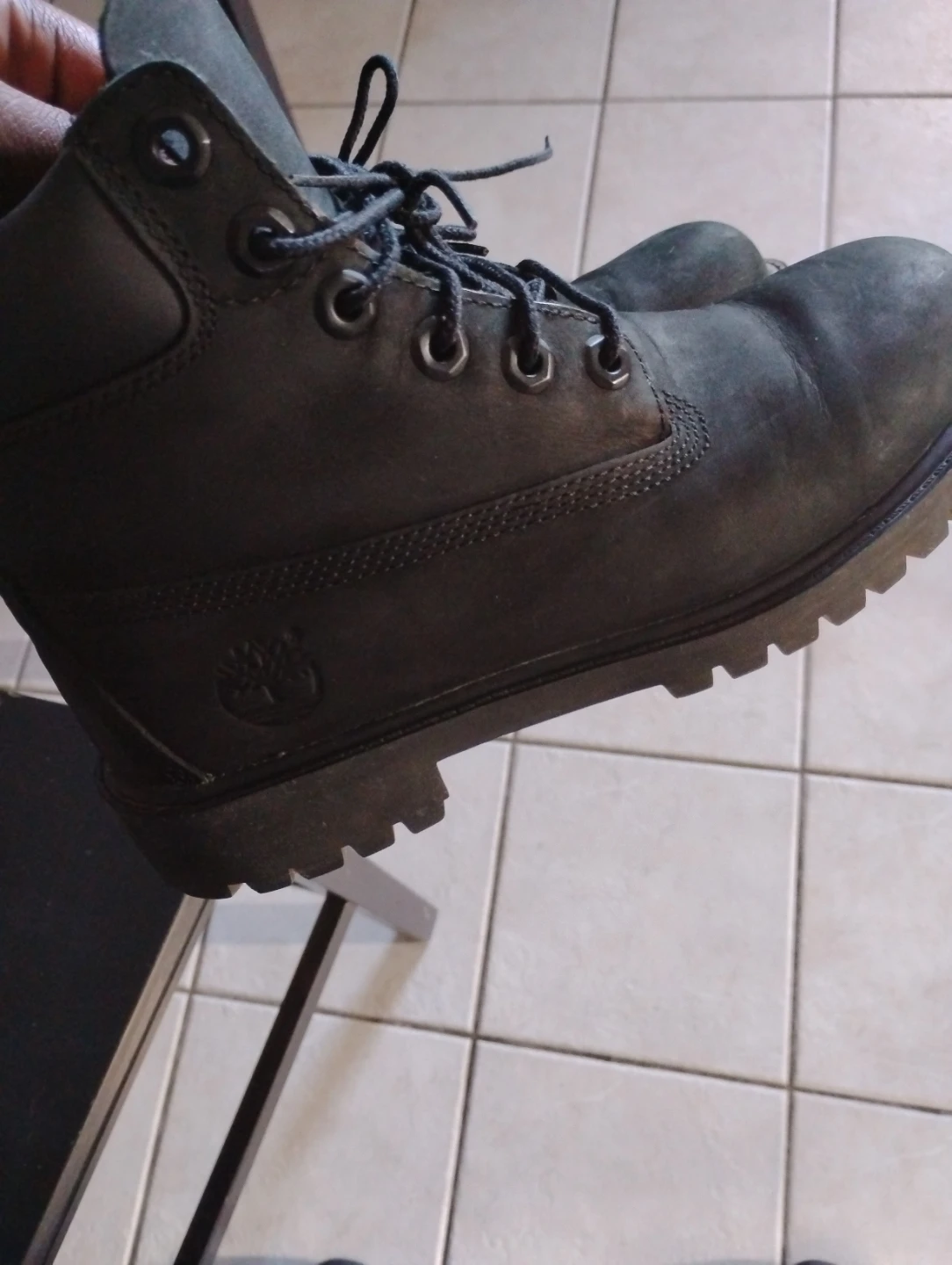 Black Timberland Boots