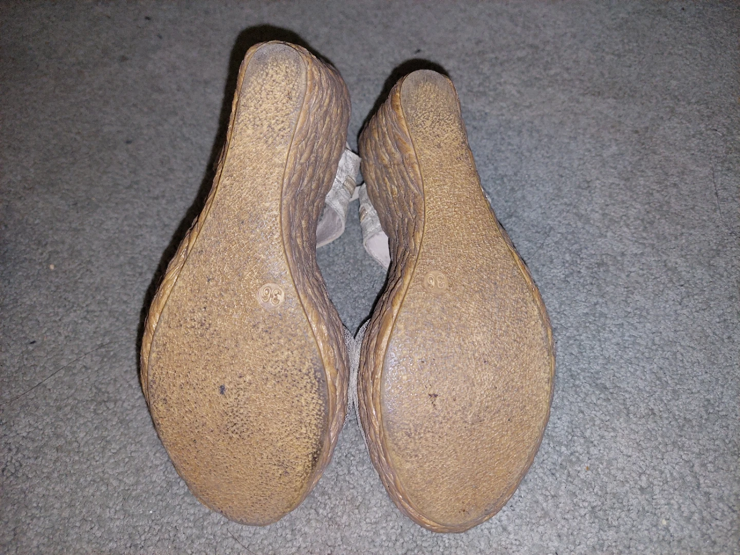 Gold Espadrille Wedge Sandals - photo 3