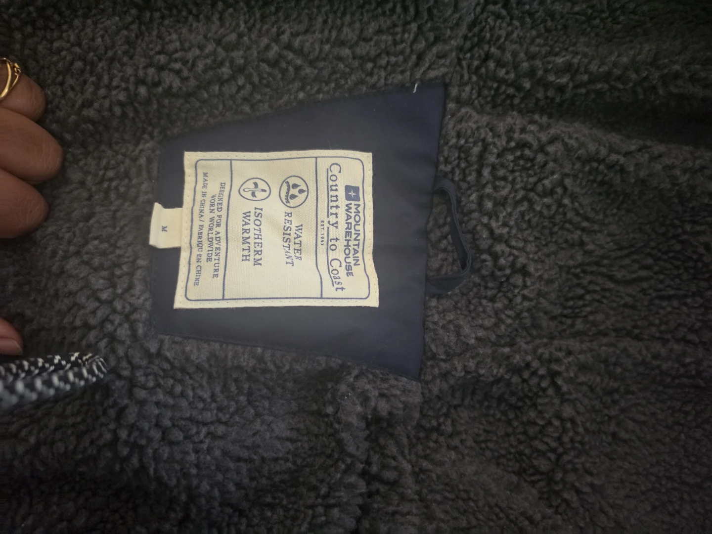 Mountain Warehouse Navy Hooded Jacket - photo 2