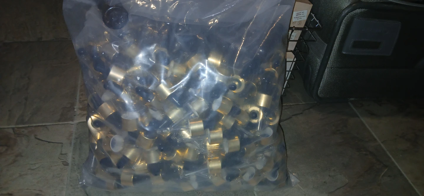 Bulk Lot of Gold and Black Glass Droppers - photo 4