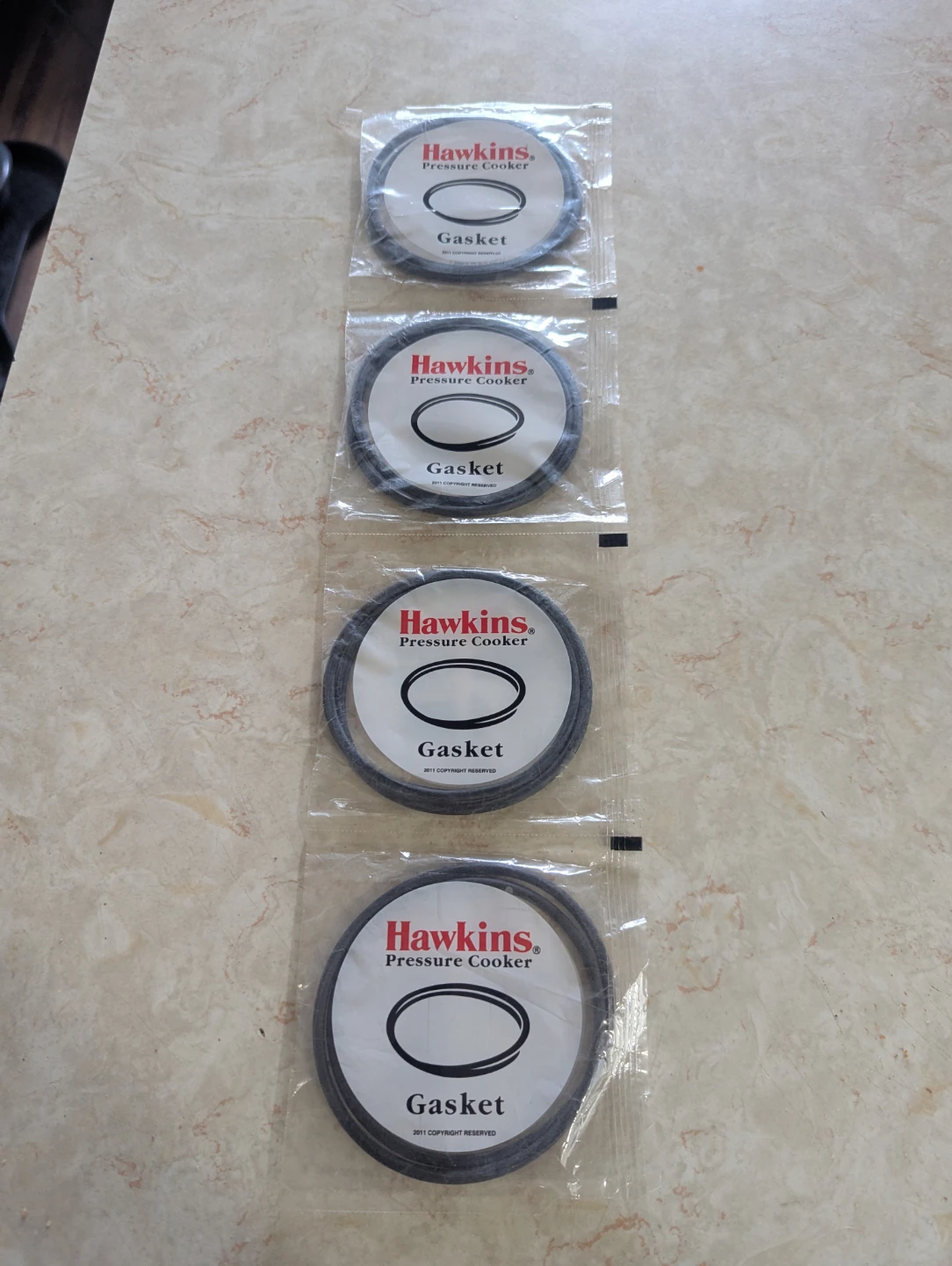 Hawkins Sealing Ring Gasket for Pressure Cooker 4pc. BNIB - photo 2