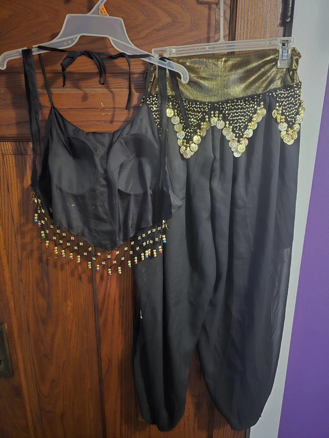 Black and Gold Belly Dance Outfit - photo 3