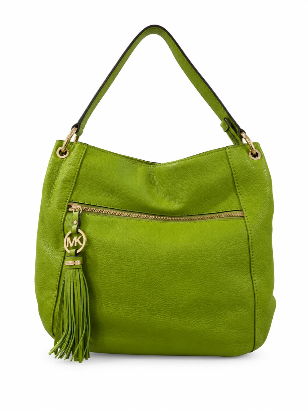 Michael Kors Green Leather Hobo Bag