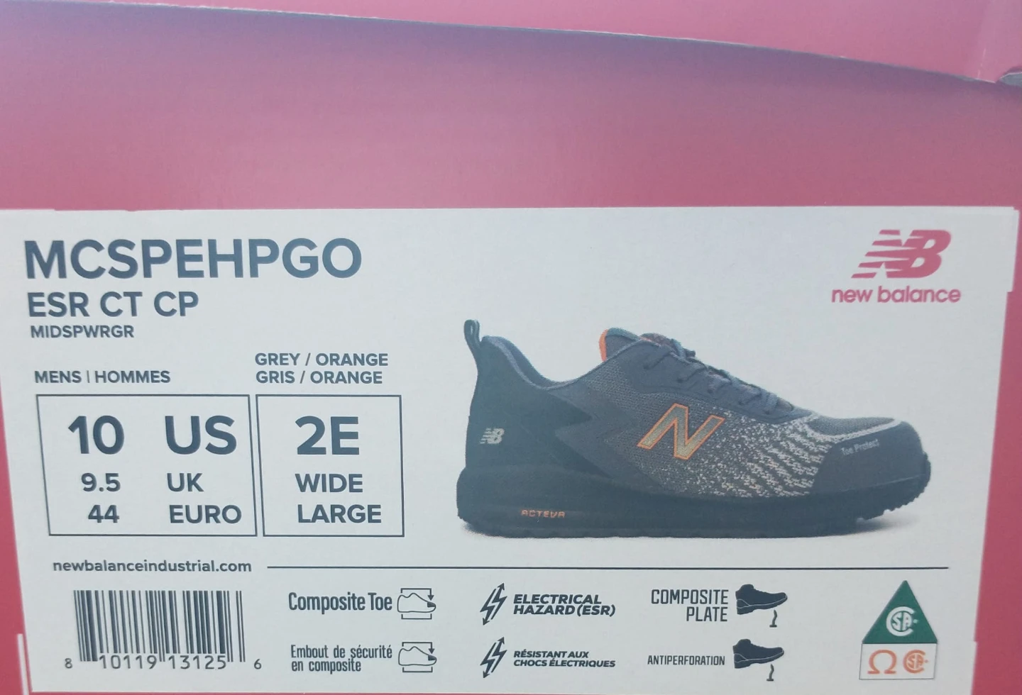 New Balance Speedware CSA Work Shoes - Men's 10 2E - photo 2
