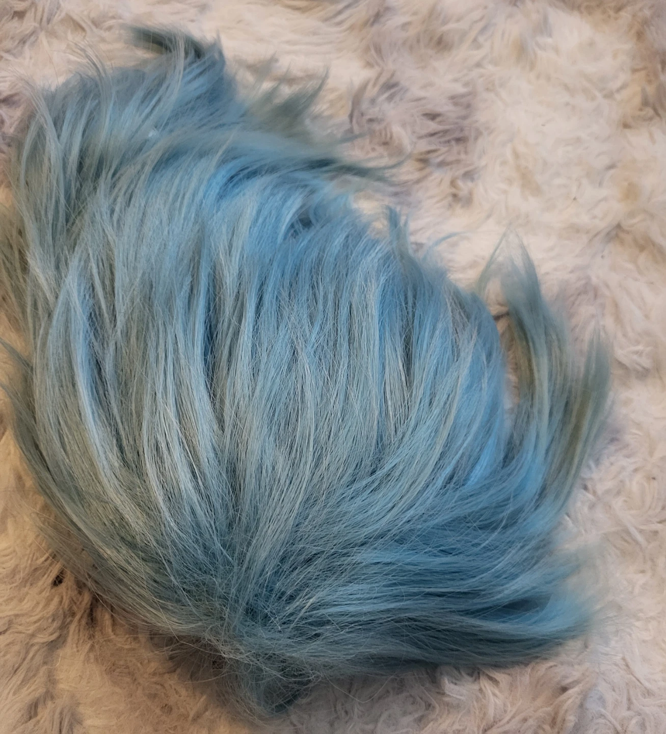New Light Blue Synthetic Wig - photo 4