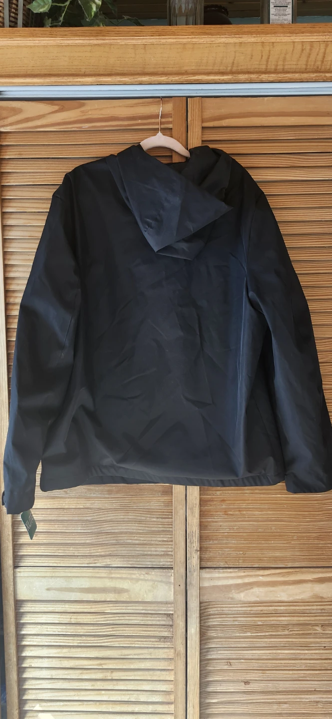 Dockers Men's XL Full-Zip Hooded Jacket Black - photo 5